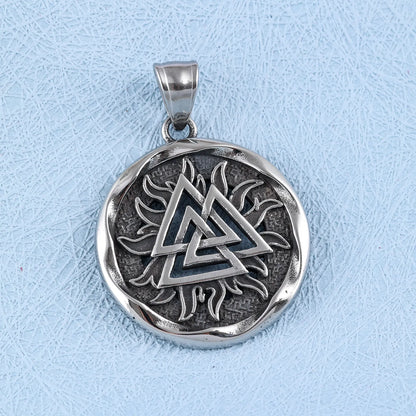 Valknut Sunburst Pendant
