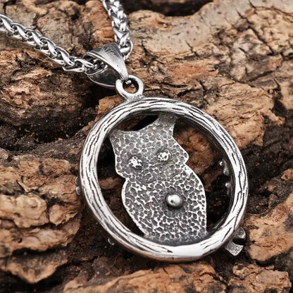 hollow owl Necklace