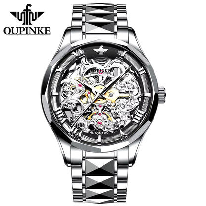 Silver Tourbillon Watch