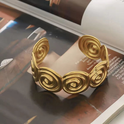 Spiral Texture Bracelet