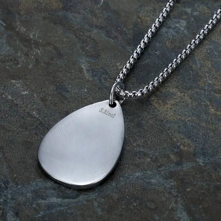 Love Life And Death Skeleton Lovers Necklace
