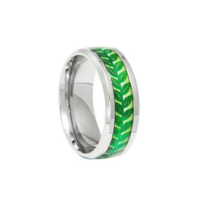Green Gold Black Ring