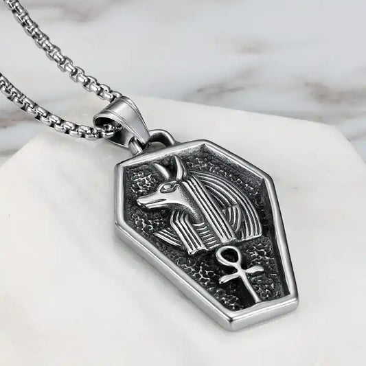 Anubis Ankh Necklace