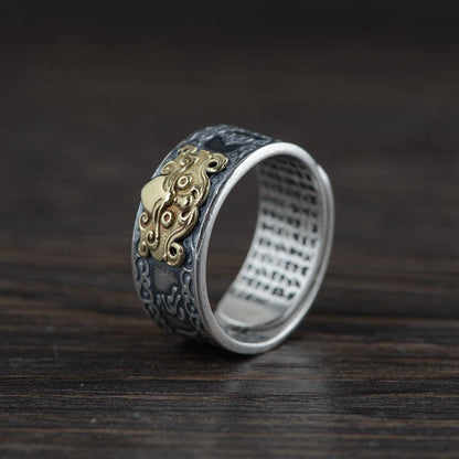 Buddhist Mantra Ring