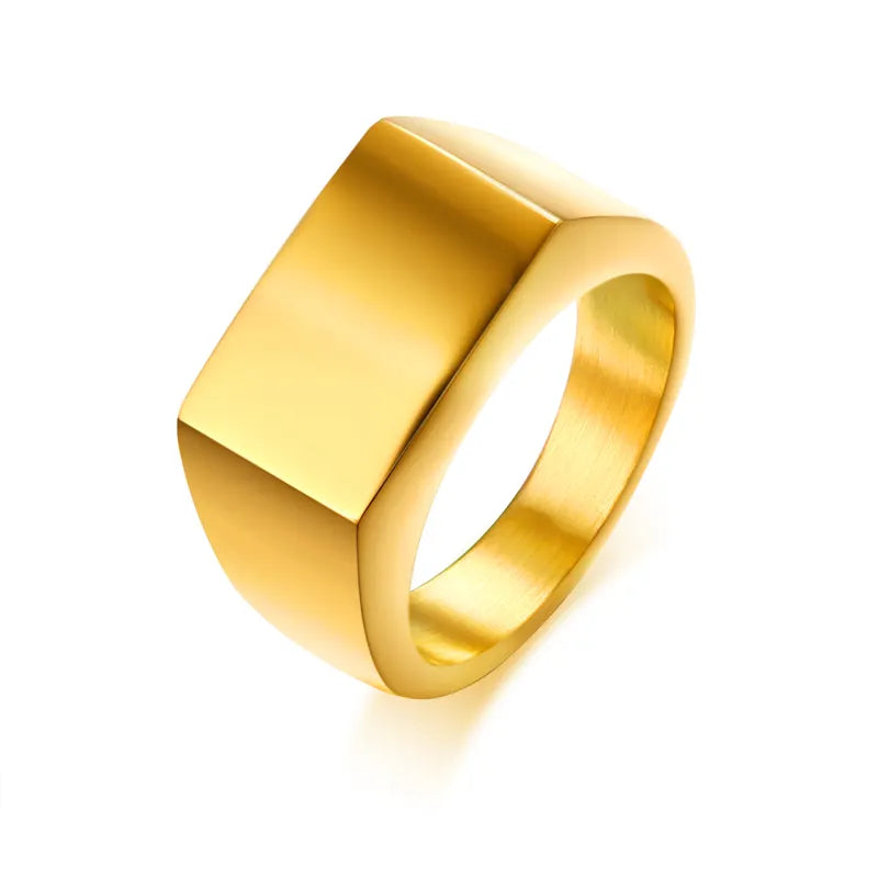 Rectangle Signet ring