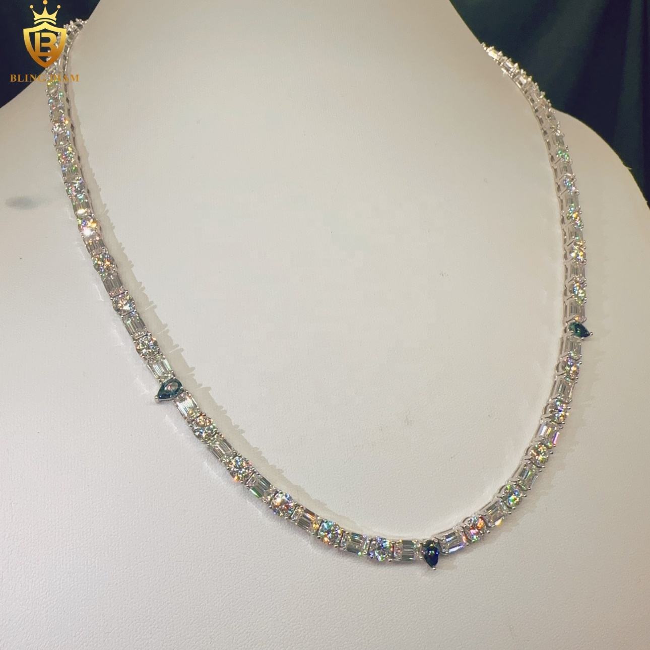 5MM Sterling Silver 925 VVS Moissanite Tennis Chain