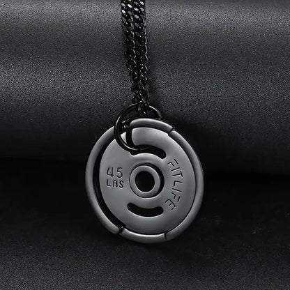 Strength Plate Necklace