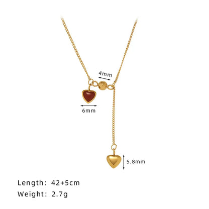 Double Heart Necklace