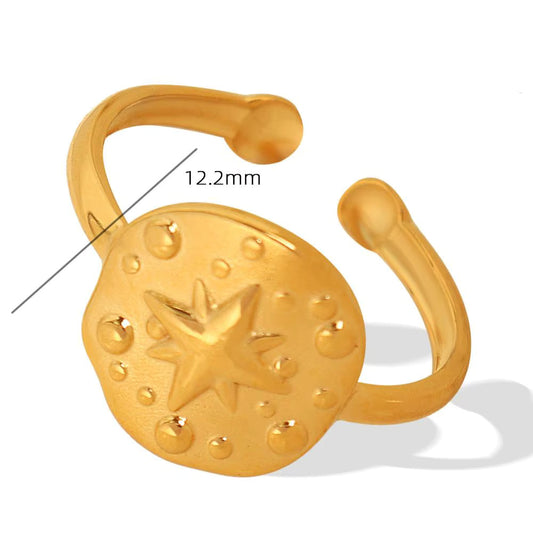 Gold Zircon Ring