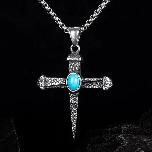 Gothic Dagger Cross Pendant