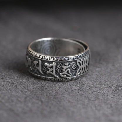 Punk Scripture Ring