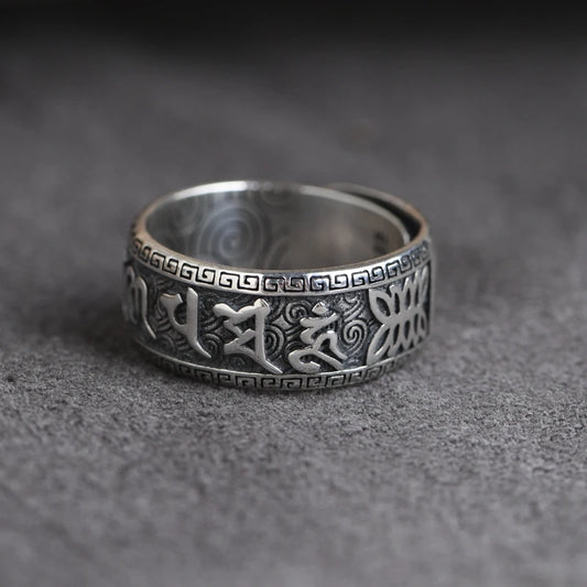 Punk Scripture Ring