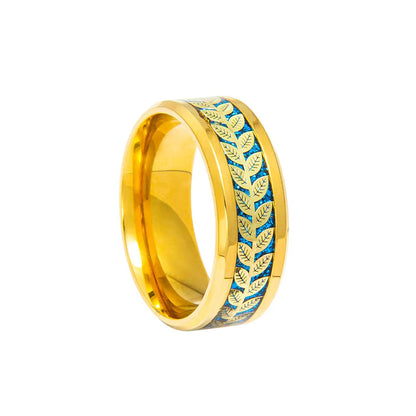 Green Gold Black Ring