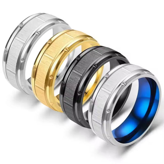 Line Shaped Stainless Steel Finger Ring