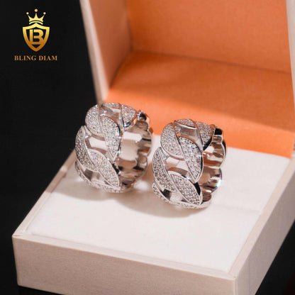 Cuban Moissanite Ring
