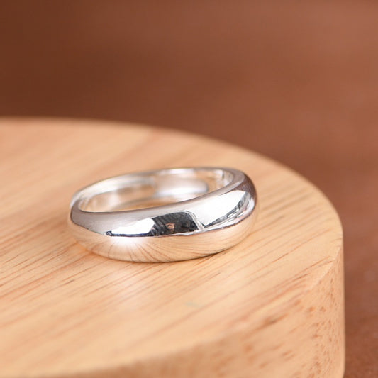 Smooth Silver Ring
