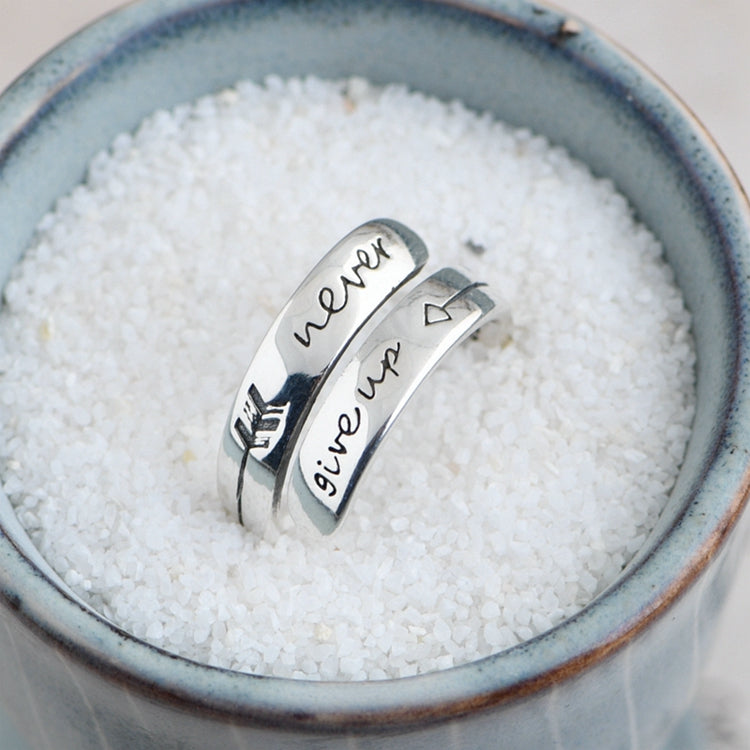 Never Give Up Ring