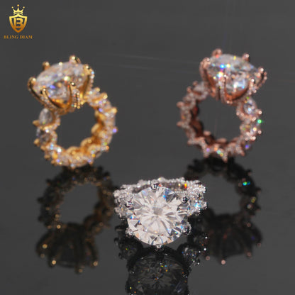 Big-size iced-out ring
