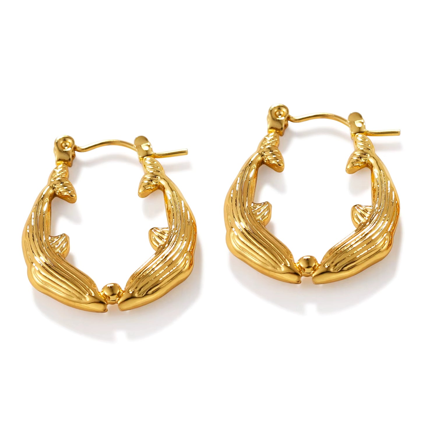 Geometric Gold Earrings