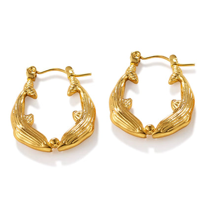 Geometric Gold Earrings