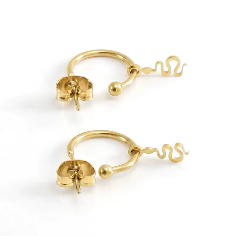Butterfly Flower Heart Star Stud Earring