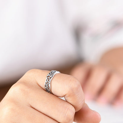 Flower and Plum Shape Ring