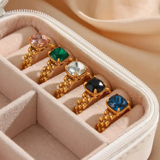 Zircon Finger Rings