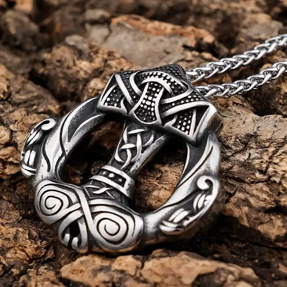 Hammer Circle Pendant