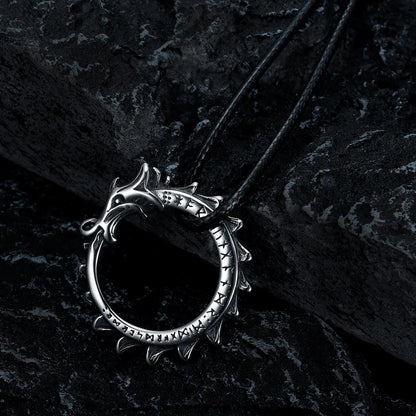 Ouroboros Dragon Necklace