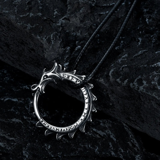 Ouroboros Dragon Necklace