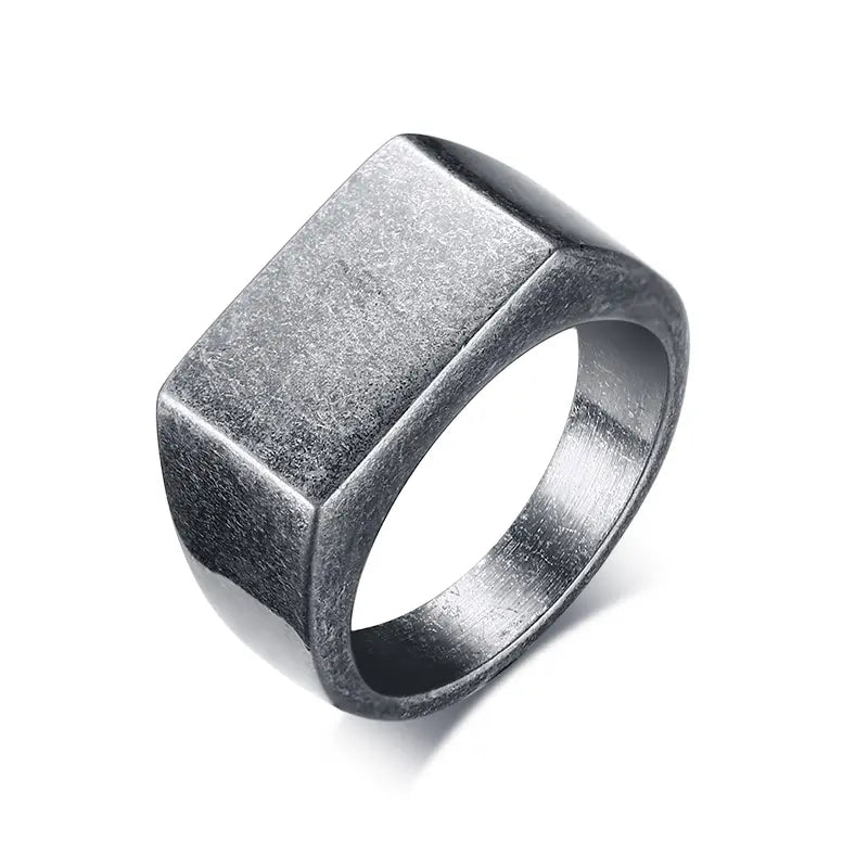 Rectangle Signet ring