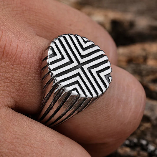 Men's Stripe Ring