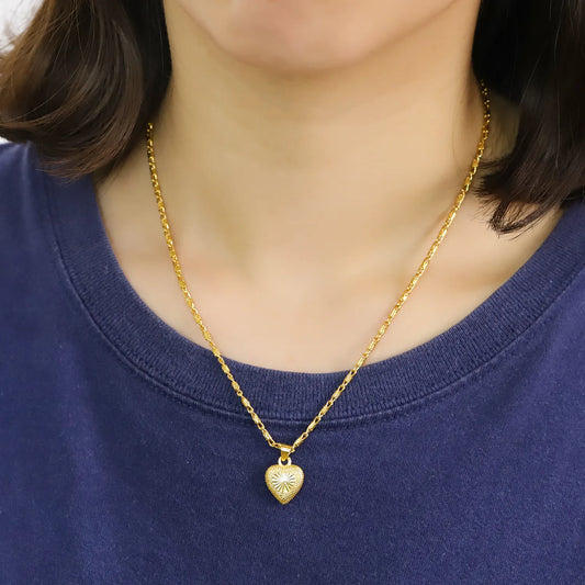 Gold Heart Necklace