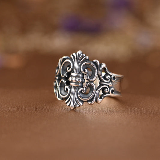 Cross Flower Ring