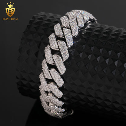 Moissanite Cuban Bracelet