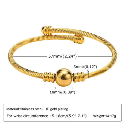Knot Cuff Bangles Bracelet