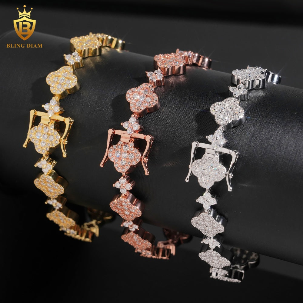 Luxury Four-Leaf Clover Bracelet