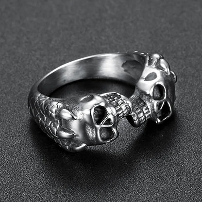 Silver Skull Ring