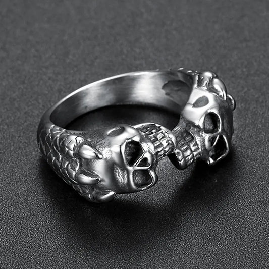 Silver Skull Ring