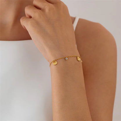 Shell-Shaped Bracelet