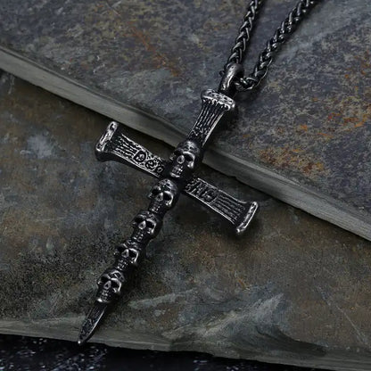 skulls cross Necklace