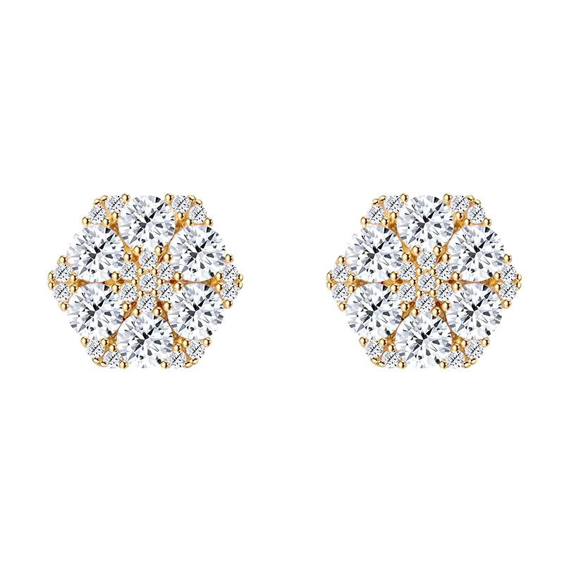 Sparkling Diamond Earrings