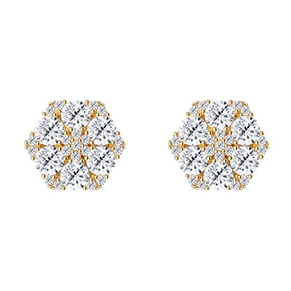 Sparkling Diamond Earrings