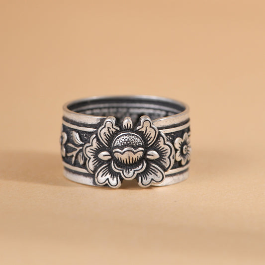 Peony Flower Ring