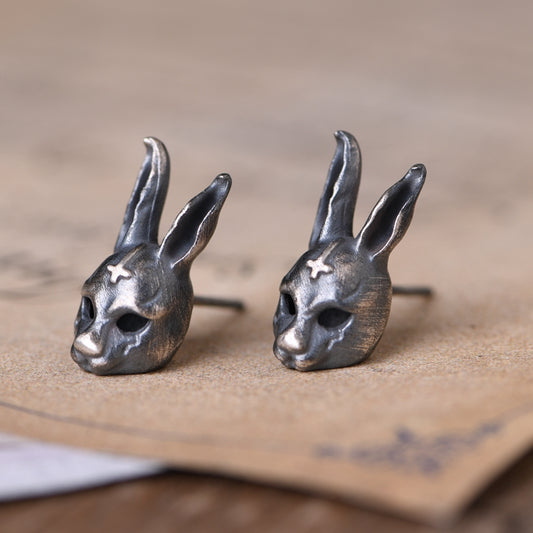 Gothic Rabbit Earrings
