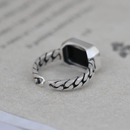 Zircon Inlay ring