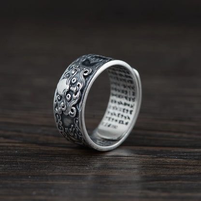 Buddhist Mantra Ring