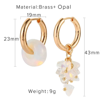 Baroque Pearl Hoops