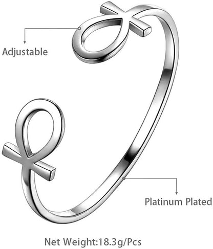 Double Ankh Cuff