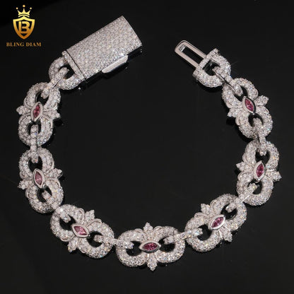 Marquise Cut Moissanite Bracelet